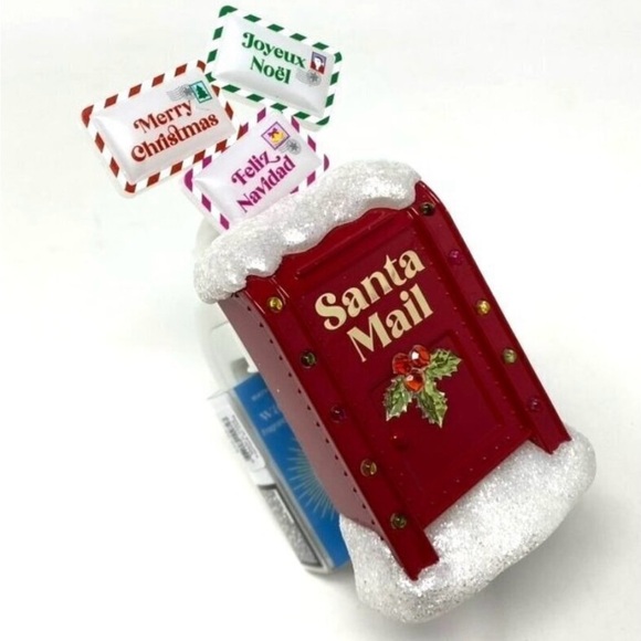 Red Santa Mail Mailbox with Holiday Greetings - Picture 2 of 11